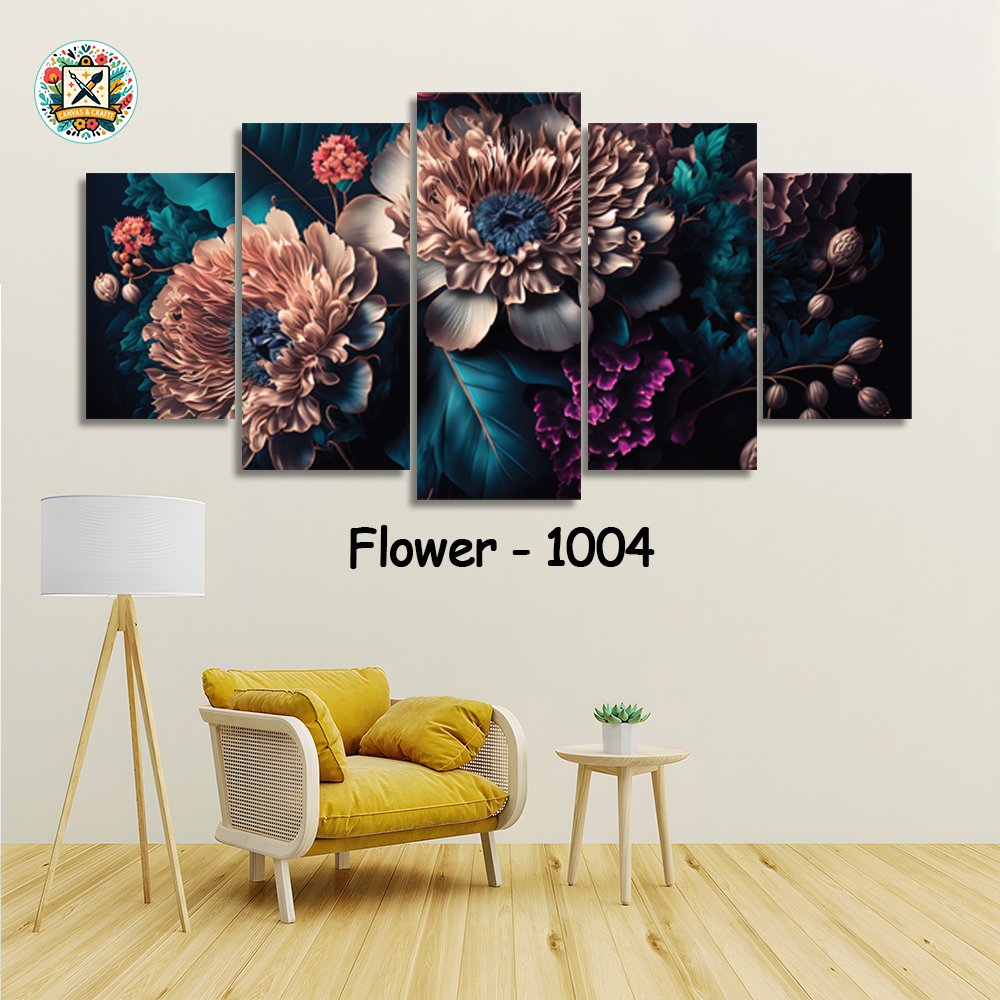 ৫ পার্ট এর ওয়াটারপ্রুফ প্রিমিয়াম ফুলের ক্যানভাস । Code – 1004