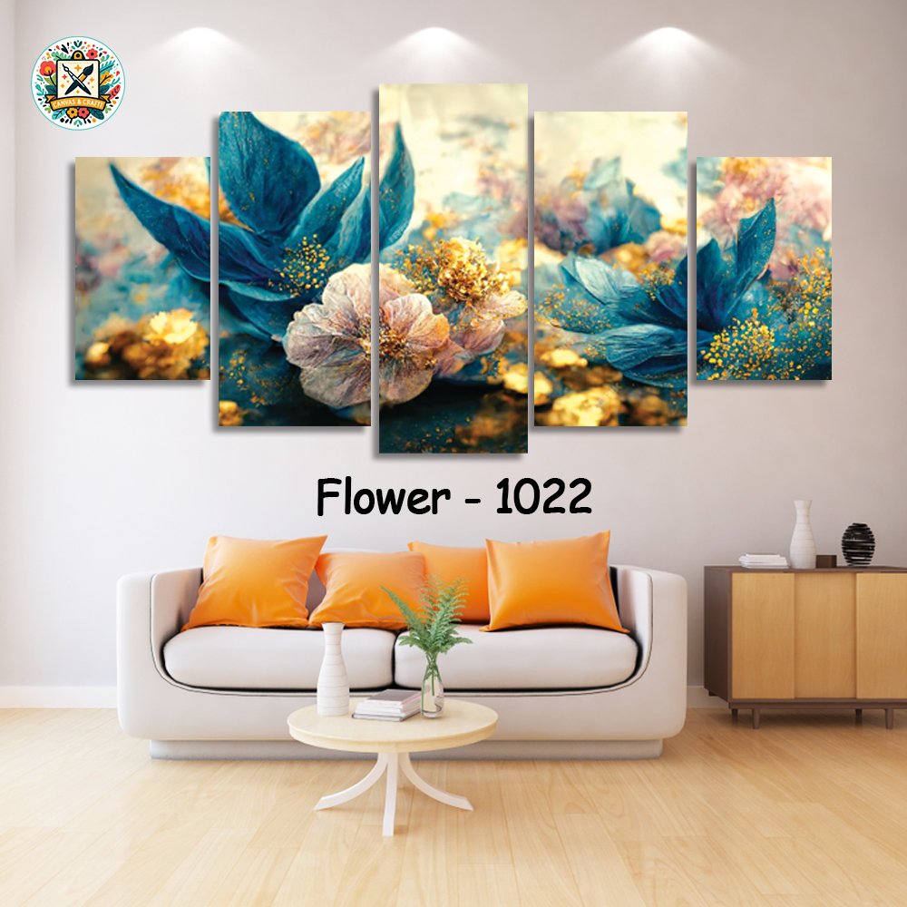 ৫ পার্ট এর ওয়াটারপ্রুফ প্রিমিয়াম ফুলের ক্যানভাস । Code – 1022