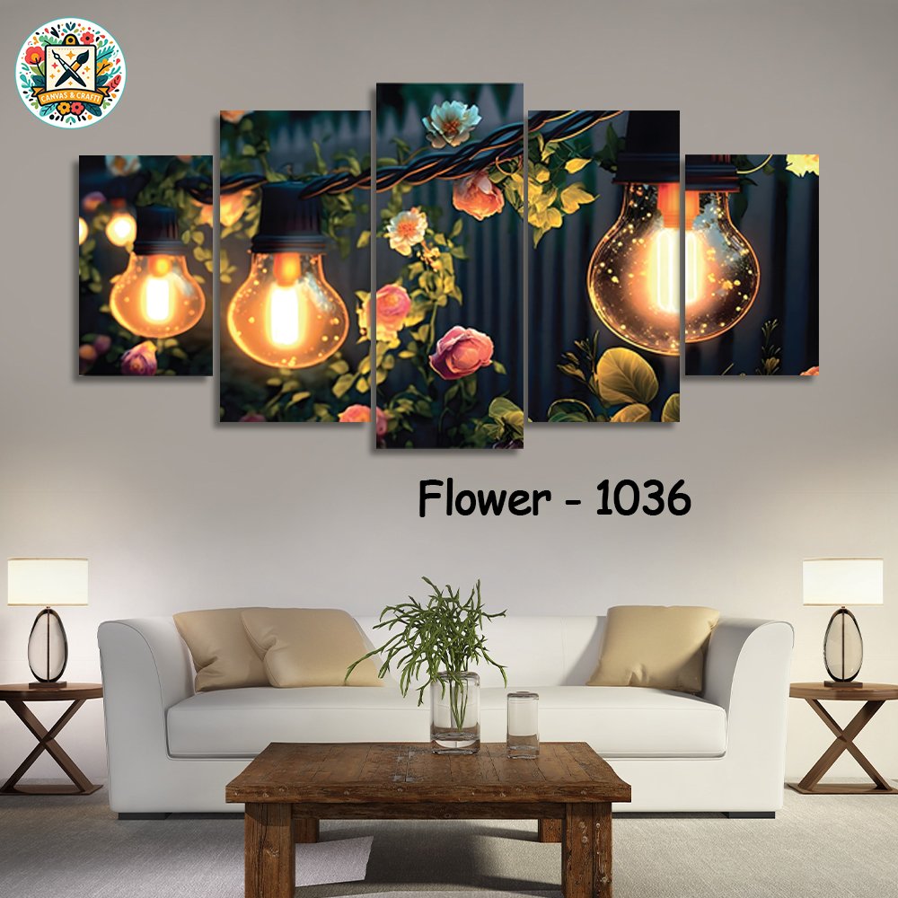 ৫ পার্ট এর ওয়াটারপ্রুফ প্রিমিয়াম ফুলের ক্যানভাস । Code – 1036