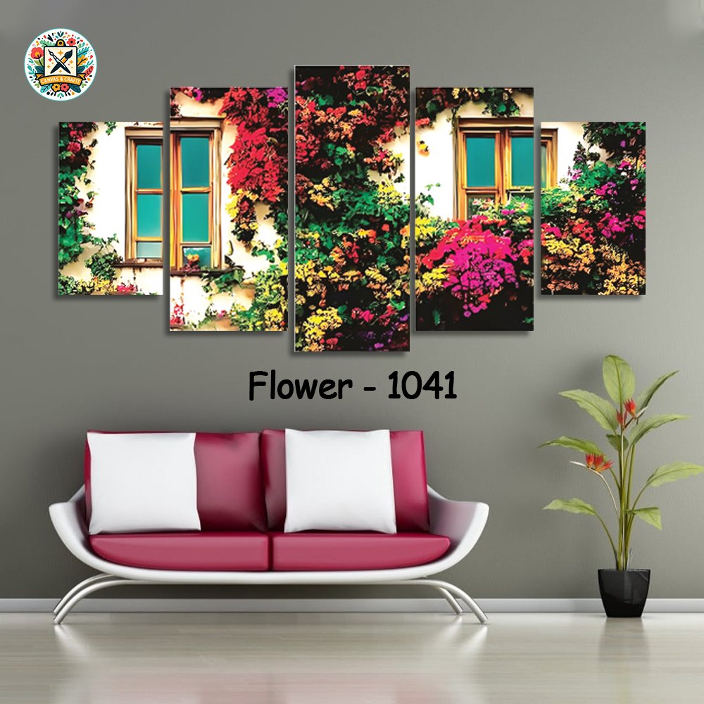 ৫ পার্ট এর ওয়াটারপ্রুফ প্রিমিয়াম ফুলের ক্যানভাস । Code – 1041