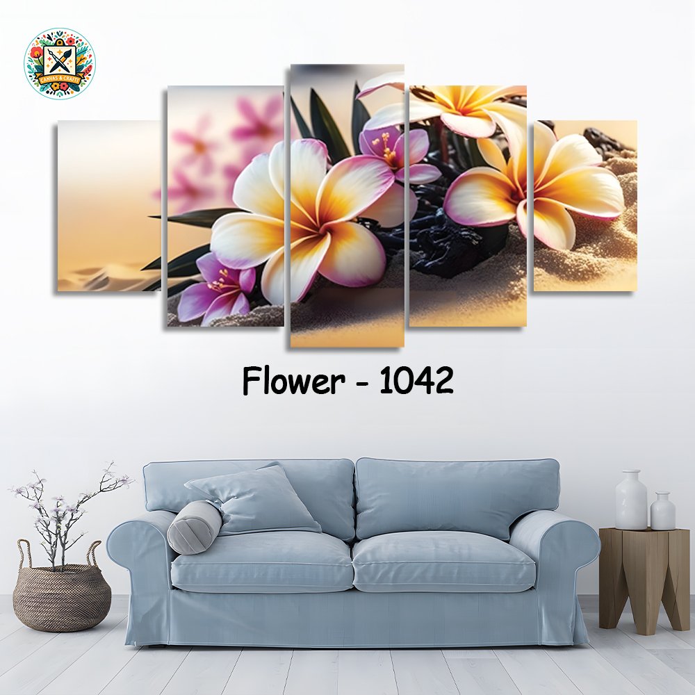 ৫ পার্ট এর ওয়াটারপ্রুফ প্রিমিয়াম ফুলের ক্যানভাস । Code – 1042