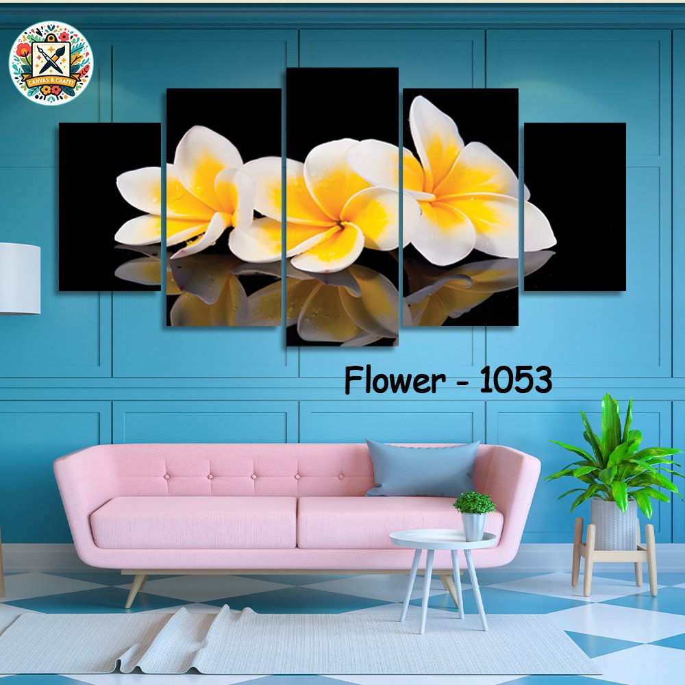 ৫ পার্ট এর ওয়াটারপ্রুফ প্রিমিয়াম ফুলের ক্যানভাস । Code – 1053