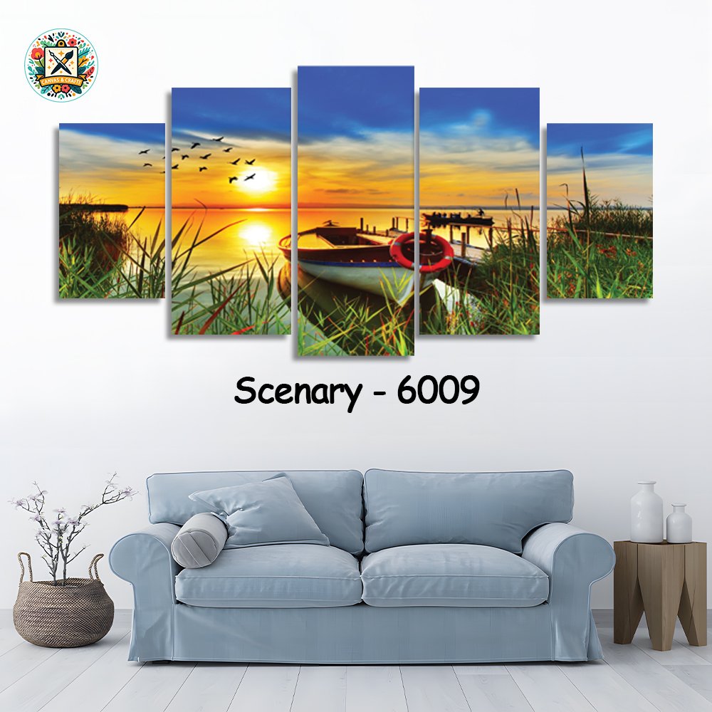 ৫ পার্ট এর ওয়াটারপ্রুফ প্রিমিয়াম সিনারি ক্যানভাস । Code – 6009