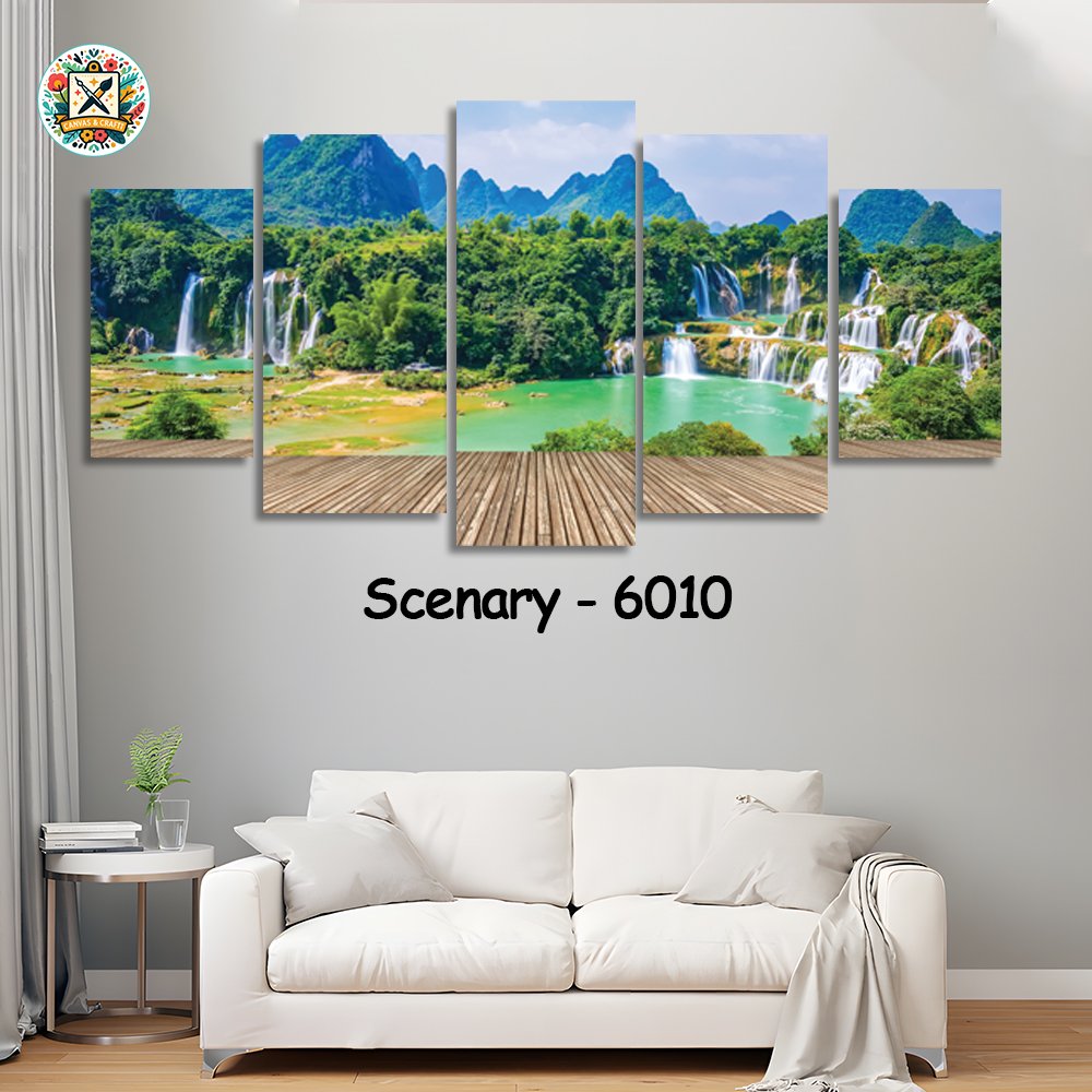 ৫ পার্ট এর ওয়াটারপ্রুফ প্রিমিয়াম সিনারি ক্যানভাস । Code – 6010