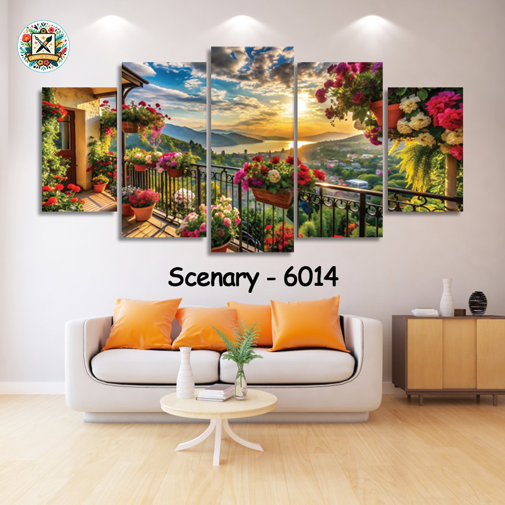 ৫ পার্ট এর ওয়াটারপ্রুফ প্রিমিয়াম সিনারি ক্যানভাস । Code – 6014