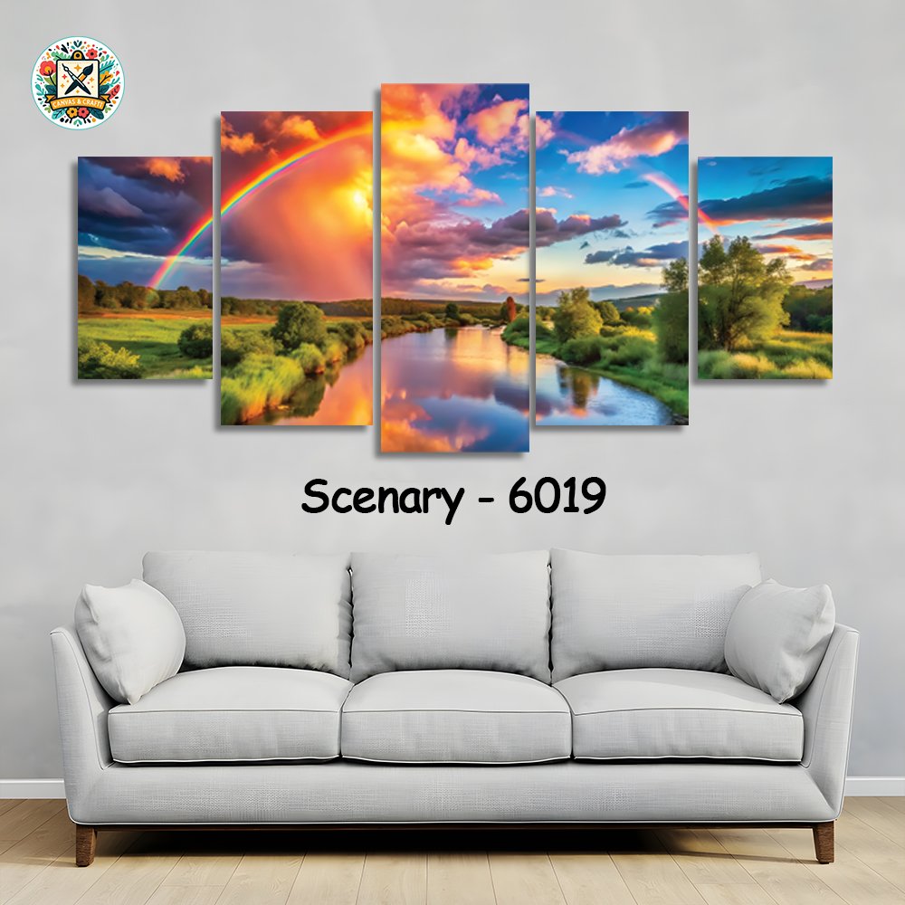 ৫ পার্ট এর ওয়াটারপ্রুফ প্রিমিয়াম সিনারি ক্যানভাস । Code – 6019