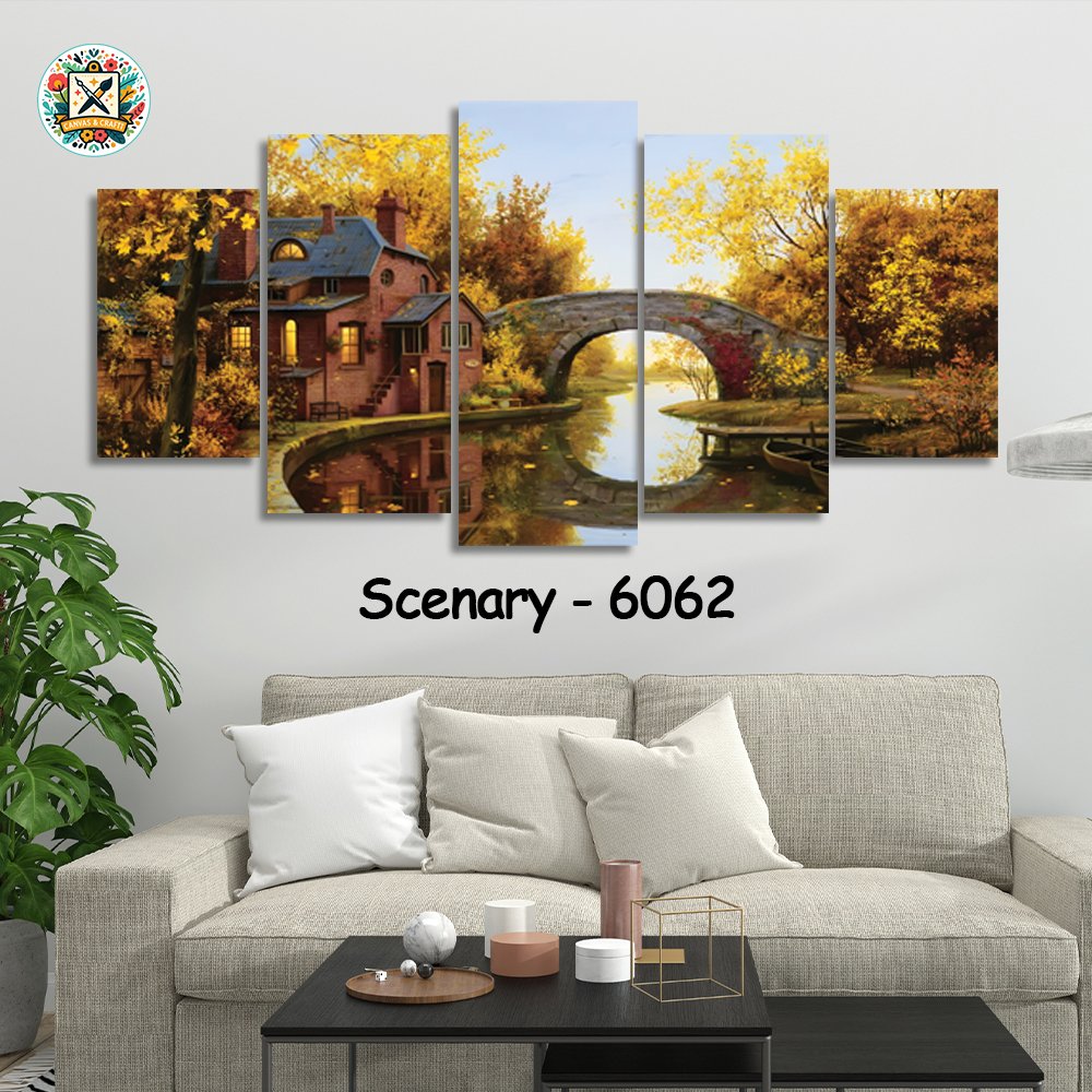 ৫ পার্ট এর ওয়াটারপ্রুফ প্রিমিয়াম সিনারি ক্যানভাস । Code – 6062